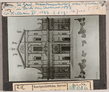 Vorschaubild Rom: Il Gesù, Fassade, Entwurf 